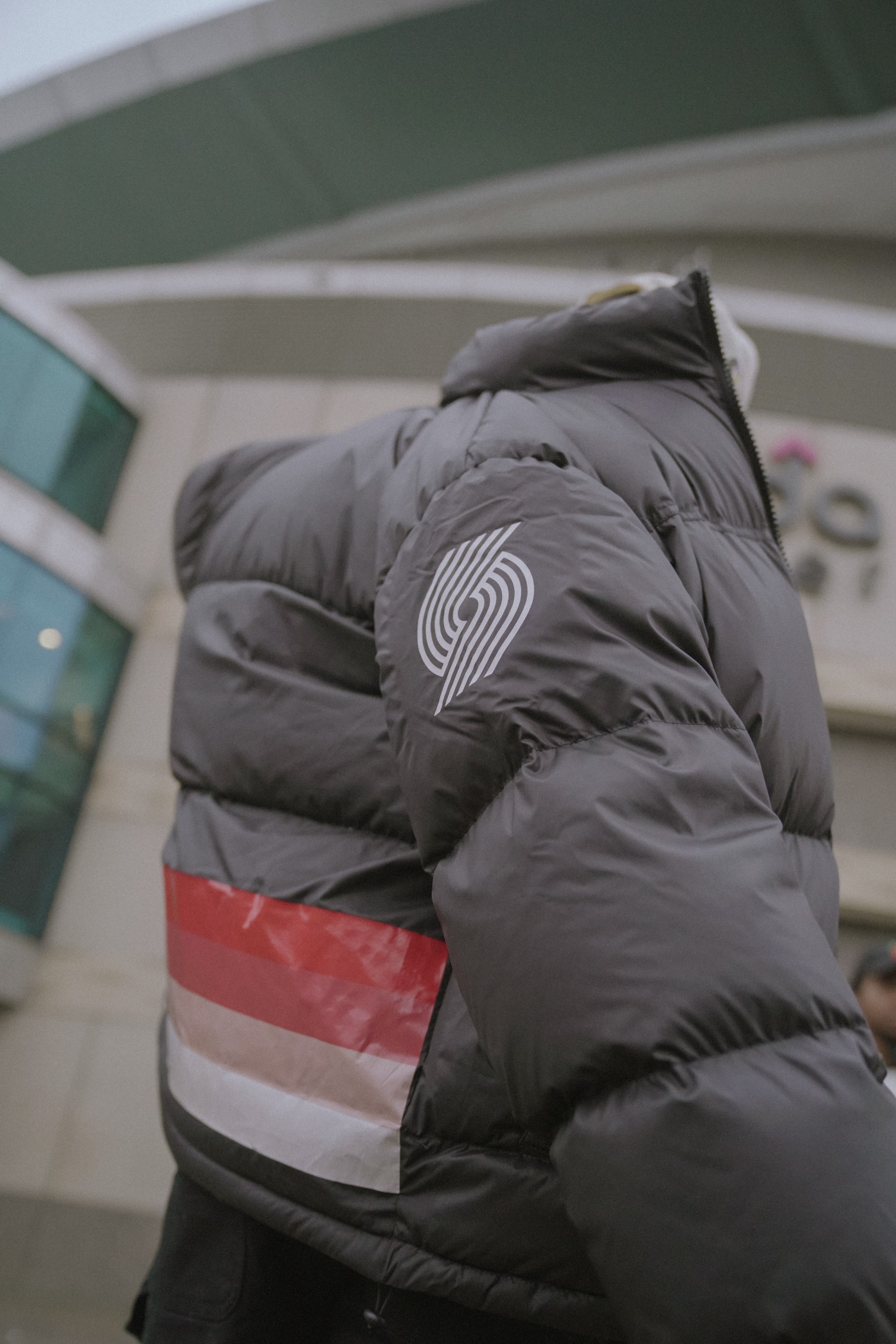 Collaboration jacket detail