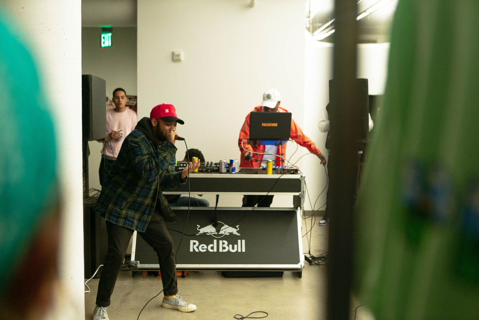 Live Red Bull performance inside Produce